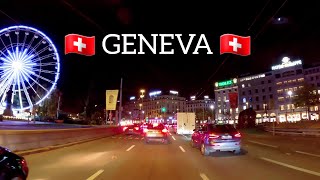 Geneva 🇨🇭 switzerland  Evening Drive [upl. by Eyaf]