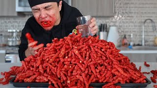 10000 Calorie FLAMIN HOT CHEETOS Challenge [upl. by Millur]