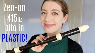 Review 415Hz Zenon Bressan alto  Team Recorder [upl. by Sajovich]