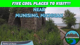 FIVE  Cool Places to Visit Near  Munising Michigan [upl. by Takken]