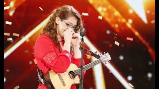 Mandy Harvey Deaf Singer Gets Simons GOLDEN BUZZER on Americas Got Talent [upl. by Eissirc]