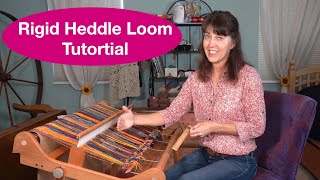 Ashford Rigid Heddle Loom Tutorial [upl. by Acemat]