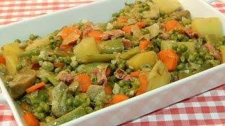 Receta fácil de menestra de verduras [upl. by Rochella701]