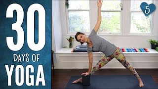 Day 5  FEEL ALIVE FLOW 30 Days of Yoga [upl. by Scully665]