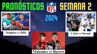 Pronósticos y Análisis NFL Semana 2 2024 [upl. by Haidedej628]