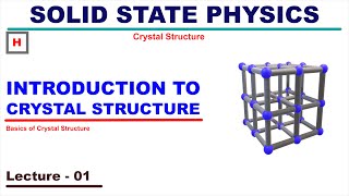 Introduction to Crystal Structure  Crystal Structure [upl. by Mitchael]