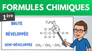 Formule brute développée semidéveloppée  PhysiqueChimie [upl. by Stegman992]