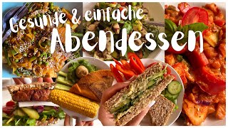 7 GESUNDE ABENDESSEN REZEPTE  Einfache amp Schnelle Ideen mit viel Gemüse Protein VEGGIEVEGAN [upl. by Sieracki]