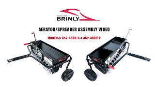 How to Assemble the Brinly Spike Aerator amp Drop Spreader Combo [upl. by Nellir]