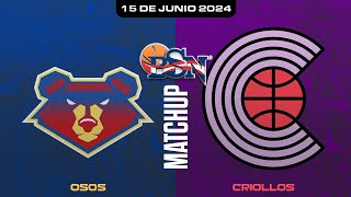 Osos de Manati vs Criollos de Caguas  BSN2024 [upl. by Cheryl]