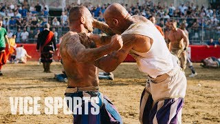 RIVALS Bareknuckle Boxing Meets MMA in Calcio Storico  VICE World of Sports [upl. by Bartram661]