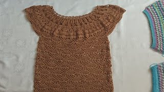 Tutorial de Blusa a Crochet Paso a Paso Facil y Rapido 4 [upl. by Orhtej120]