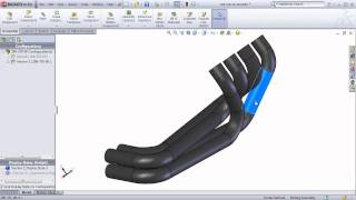 How to Model a Formula SAE Exhaust in SolidWorks [upl. by Asial]