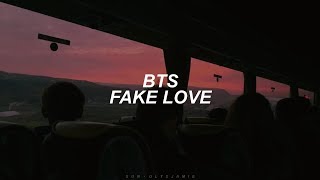 BTS  Fake Love english lyrics [upl. by Kacy]