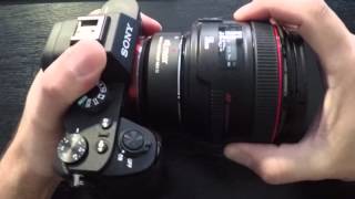 Viltrox EFNEX II Canon EF to Sony EMount Adapter Review amp Unboxing [upl. by Laerol185]