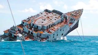 15 Sinking Ships Caught On Camera [upl. by Aineles]