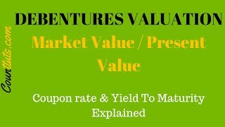 Debentures Valuation  Calculating Market Value PV of Debentures [upl. by Allegra80]