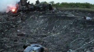 Journalist Bodies turned inside out at MH17 crash site [upl. by Malin]