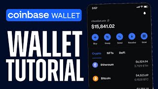 How To Use Coinbase Wallet Easy Tutorial [upl. by Knowland]