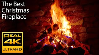 4K Relaxing Fireplace amp The Best Instrumental Christmas Music amp Crackling Fire Sounds 🔥 UHD 2 Hours [upl. by Sillyrama]