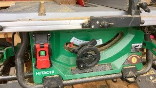 Hitachi C10RJ Table Saw Features and Review  The Hitachi Jobsite Table Saw Ultimate Review [upl. by Imugem]