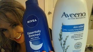 Aveeno Lotion vs Nivea Lotion  Which One Won [upl. by Gifford]