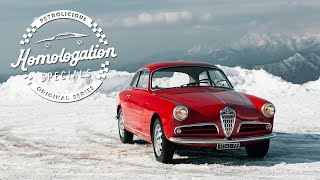 Homologation Specials 1957 Alfa Romeo Giulietta Sprint Veloce ‘Alleggerita’ [upl. by Crispas]