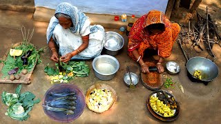 Traditional Village Food Cooking by our Granny  villfood vlog  Cooking Indian Recipes [upl. by Lekcim]