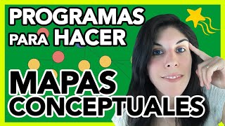 PROGRAMAS para hacer MAPAS CONCEPTUALES [upl. by Ahse]