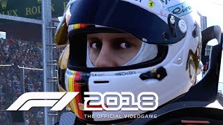 F1 2018  Official Gameplay Trailer [upl. by Aldis]