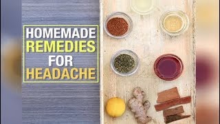 Homemade Remedies For A Headache [upl. by Niwred]