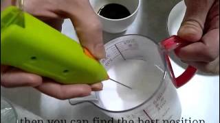 How To Make Latte Art with Mini Milk Frother [upl. by Seni]