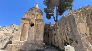 The story of Tomb of Absalom the son of King David  Kidron Valley Jehoshaphat Jerusalem [upl. by Mclaughlin73]