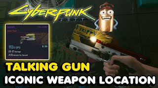 How To Get Skippy The Talking Gun In Cyberpunk 2077 Iconic Weapon Location [upl. by Eadwina]