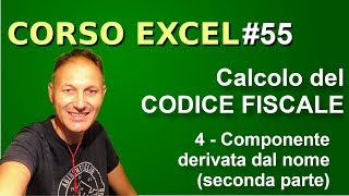 55 Corso Excel Calcolare il codice fiscale 4  Daniele Castelletti  Maggiolina [upl. by Abana]