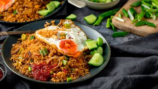 Easy Nasi Goreng  Indonesian Fried Rice Recipe [upl. by Notniv198]