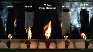 Flammability test Insulation [upl. by Isnam]