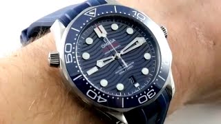 Omega Seamaster Diver 300m 21032422003001 Luxury Watch Review [upl. by Schwinn698]