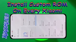 Xiaomi Install Custom Rom  Xiaomieu Full Guide Installation [upl. by Henke]