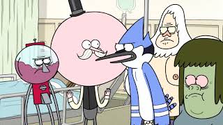 Regular Show  Mordecai Punches Benson Hard [upl. by Enirahtak]