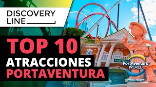 💥 Las mejores atracciones de PortAventura World 💥TOP 10 [upl. by Hoehne]