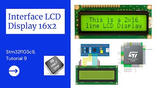 Interface LCD Display 16×2 with Stm32 [upl. by Neitsirk40]