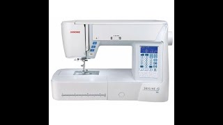 Janome Skyline S3 Sewing Machine Overview by Kens Sewing Center in Muscle Shoals AL [upl. by Robertson]