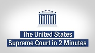 The United States Supreme Court Explained In 2 Minutes [upl. by Zindman268]