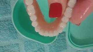 How to Apply a Thermoplastic Denture Adhesive [upl. by Chadburn288]