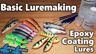 Basic Luremaking  Epoxy Coating Lures [upl. by Alinoel]