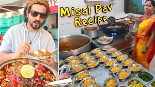 How to make MisalPav  Street Food Recipe of Misal Pav  FoodTour Lonavla  My Kind of Productions [upl. by Amsirhc]