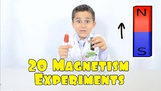 20 Experiments with Magnets and Magnetism STEM Jojo Science show Ep 45 [upl. by Alius]