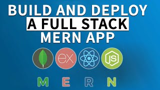 Full Stack MERN Project  Build and Deploy an App  React  Redux Node Express MongoDB Part 12 [upl. by Lapham]