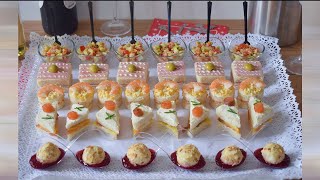 Canapés y aperitivos FÁCILES RÁPIDOS Y VARIADOS [upl. by Virgie401]